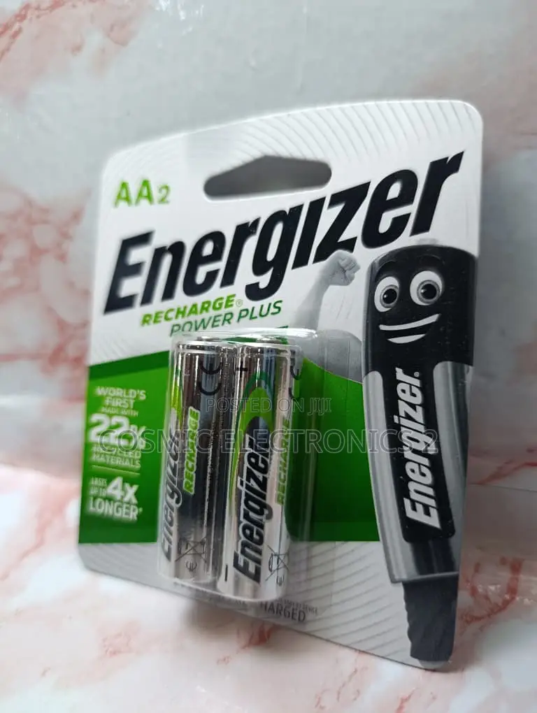 Energizer Rechargeable AA Batteries 2000mAh BP2 Pack