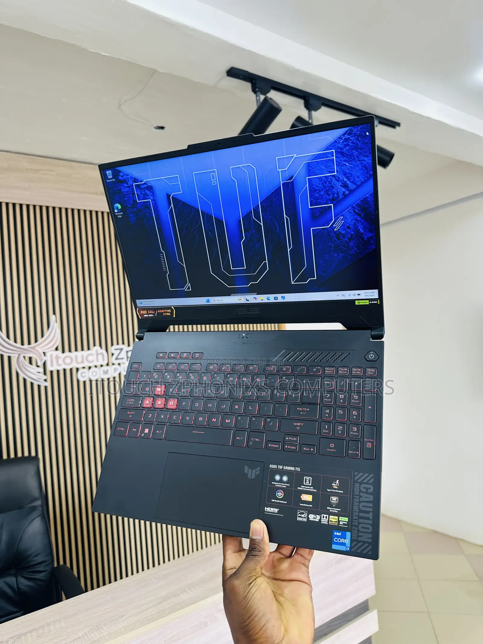 Laptop Asus TUF Gaming F15 16GB Intel Core i7 SSD 1T