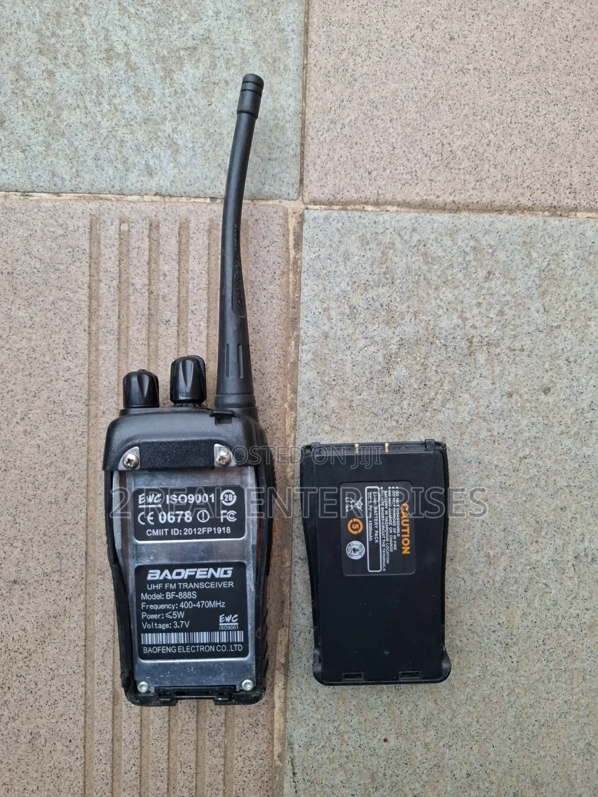 BaoFeng BF-888S UHF Two-Way Radio / Walkie-Talkie
