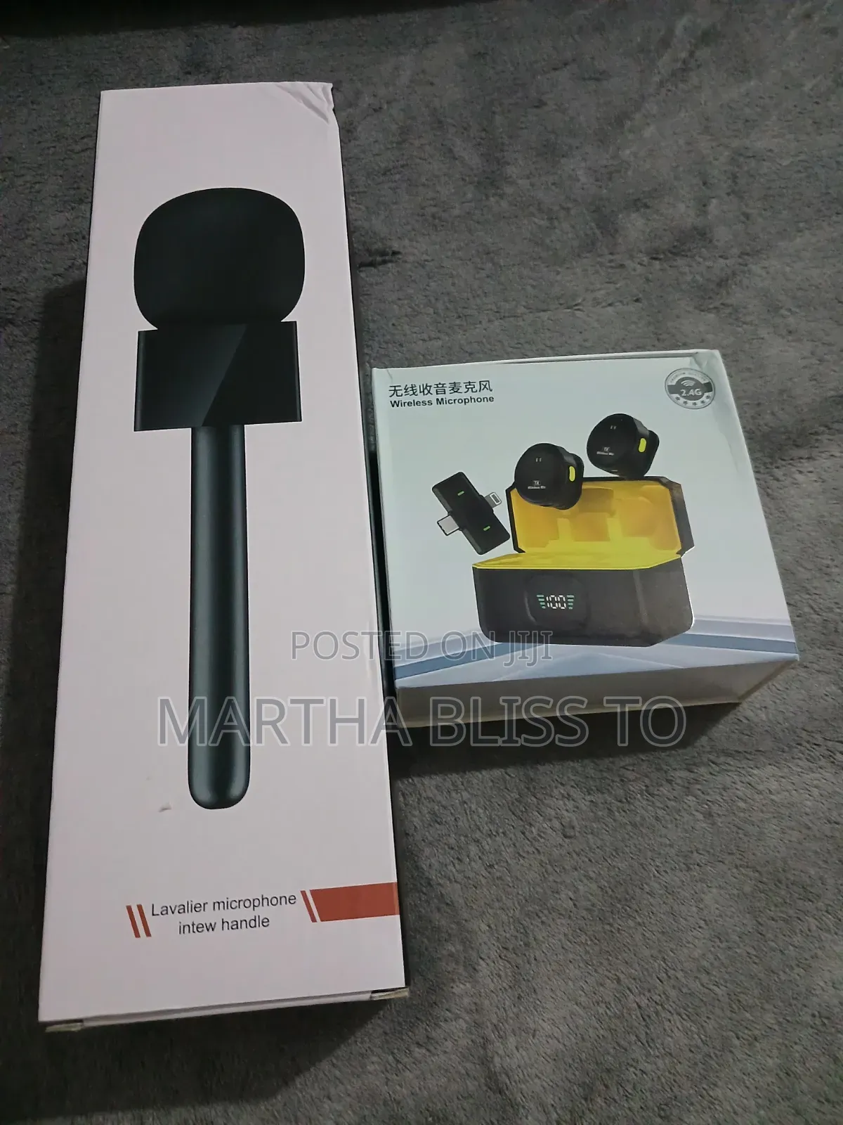 Magnetic Lapel Microphone +Microphone Stick