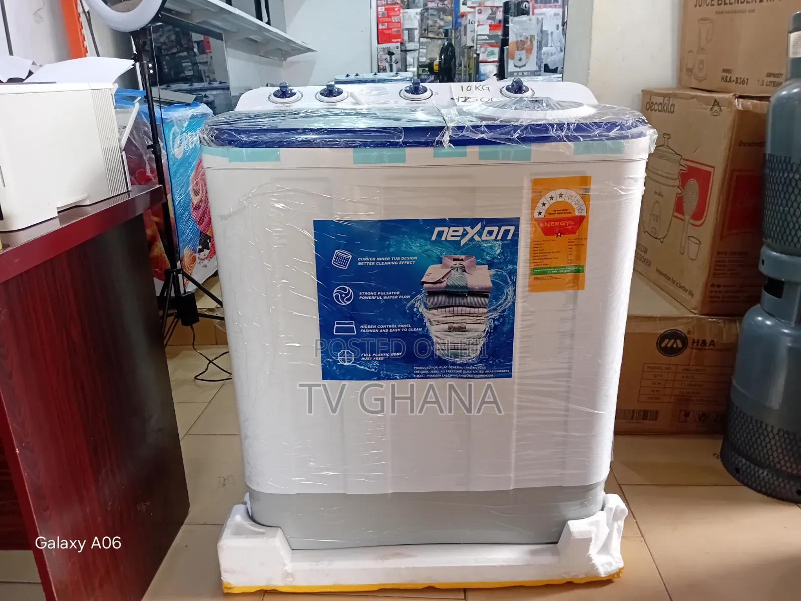 Nexon 10KG Washing Machine – Powerful Efficient Laundry Washer10kg
