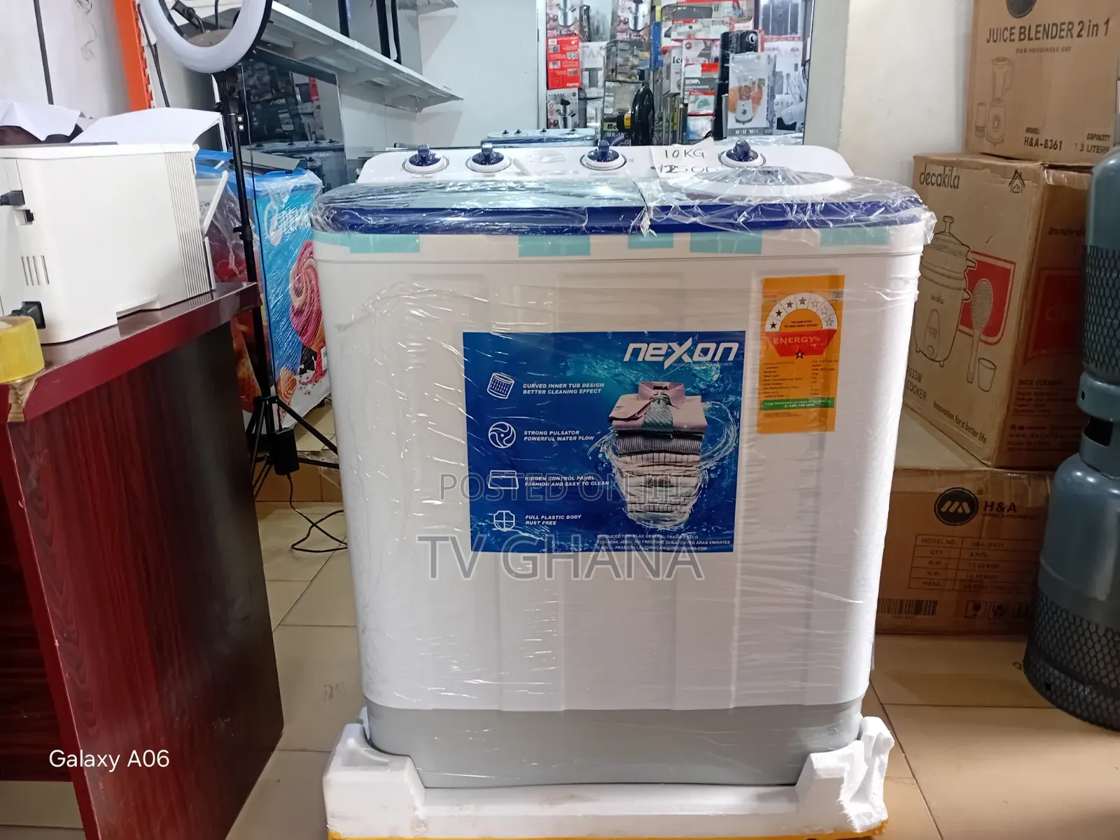 Nexon 10KG Washing Machine – Heavy Duty Family Laundry Washer10kg