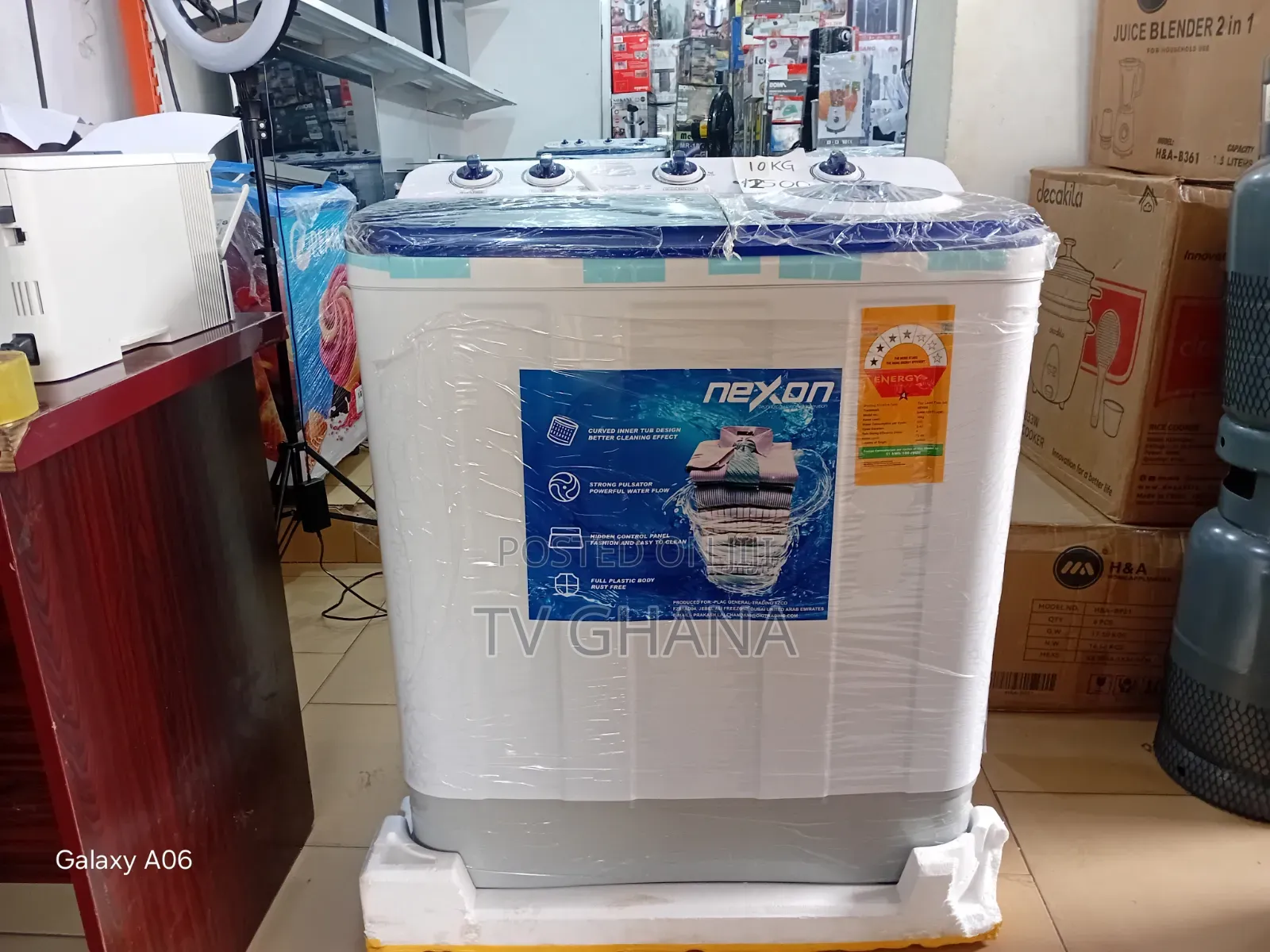 Nexon 10KG Washing Machine – Heavy Duty Family Laundry Washer10kg