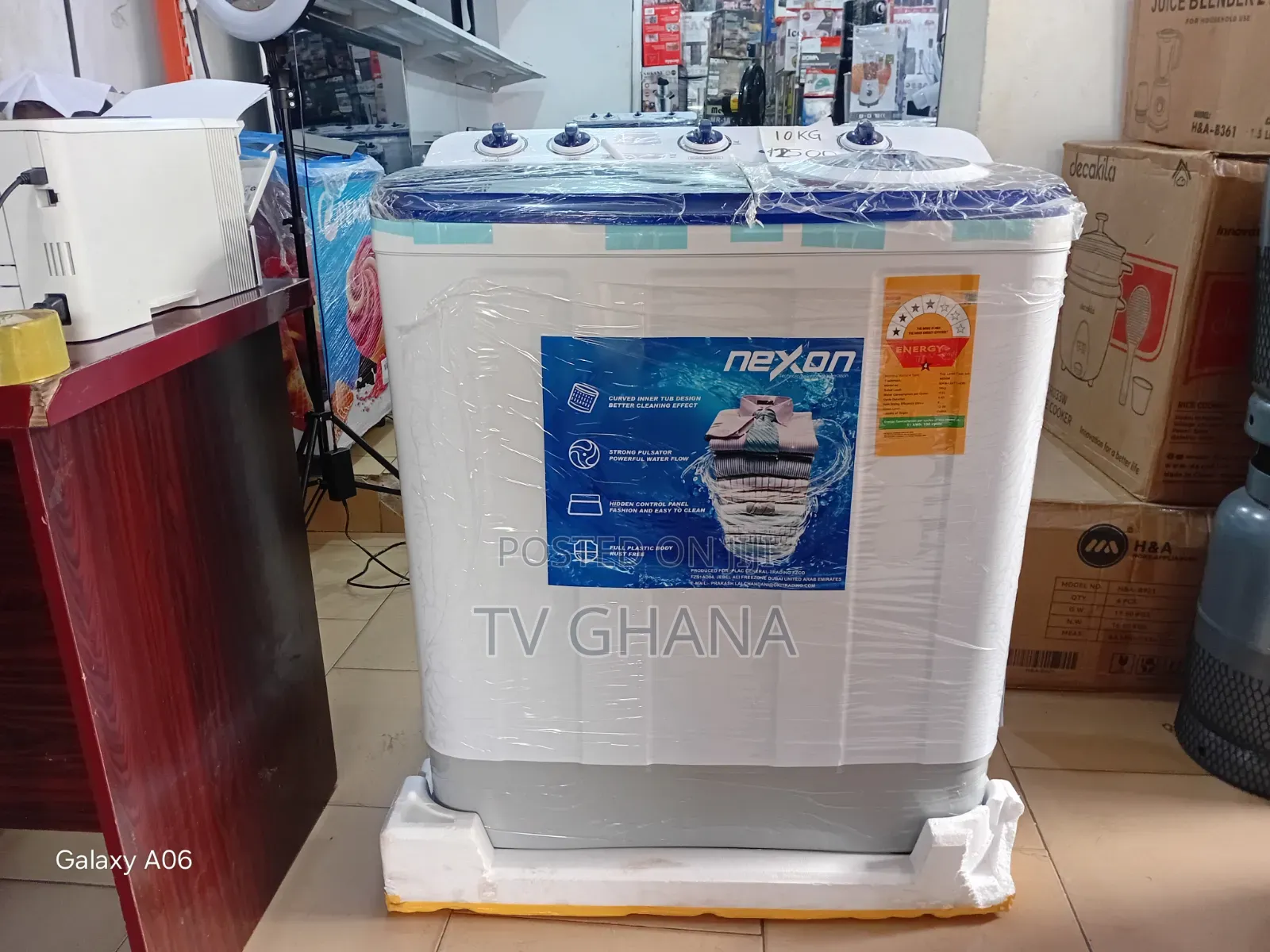 Nexon 10KG Washing Machine – Efficient Cleaning for Every Load10kg