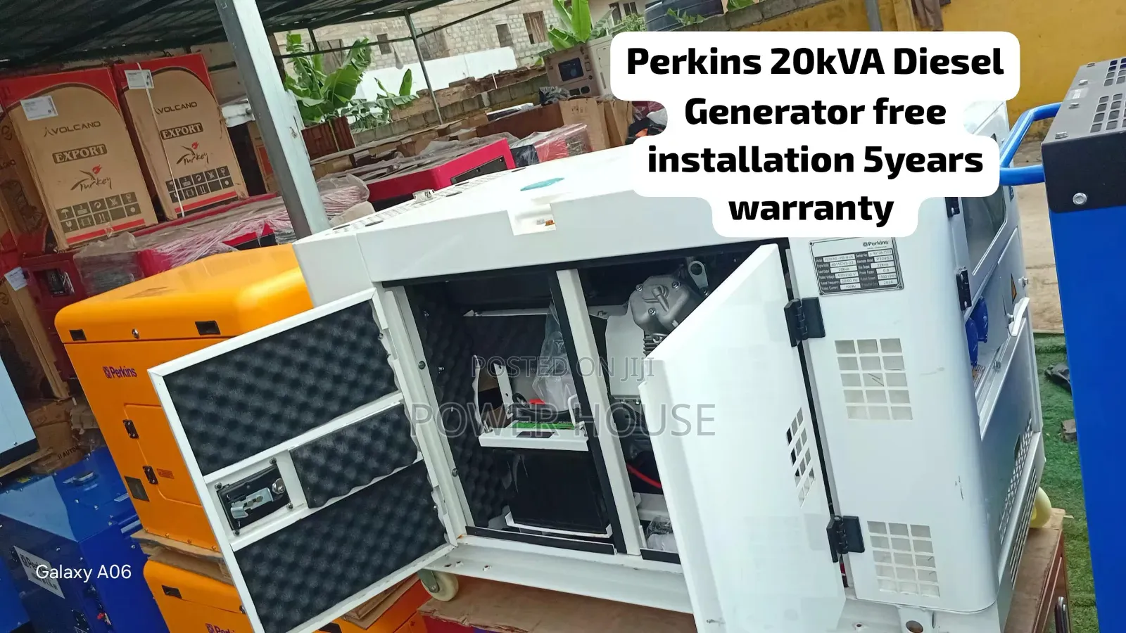 Perkins Diesel Silent Generator – Heavy Duty Power Machine
