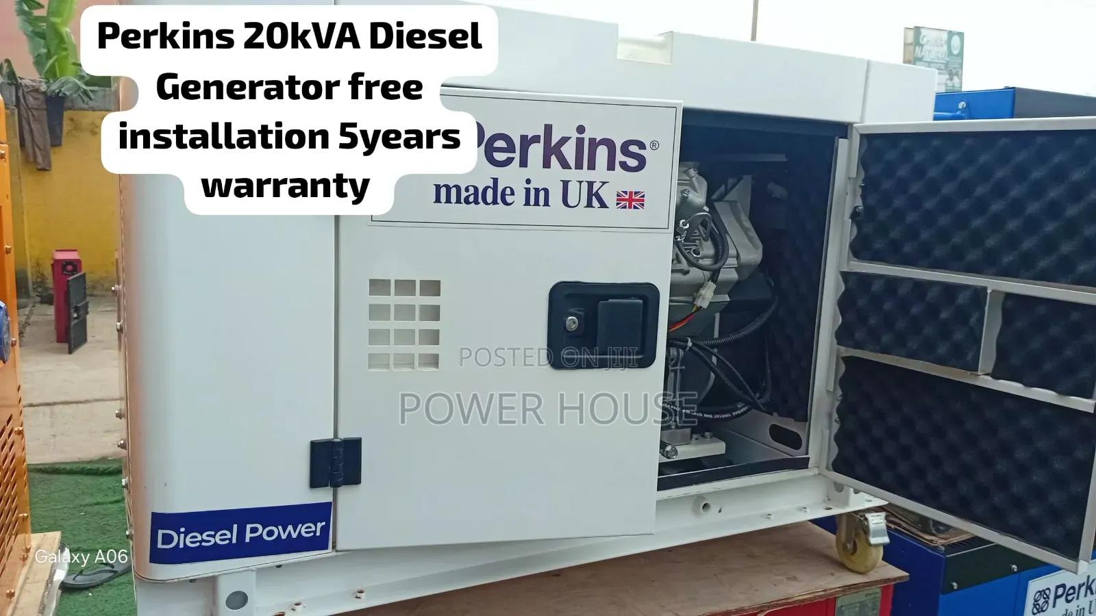 Perkins Diesel Silent Generator – Heavy Duty Power Machine