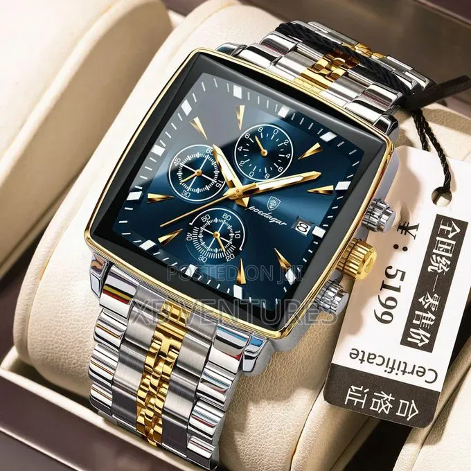 Perfect Man Luminous Waterproof Chronograph Date Wristwatch