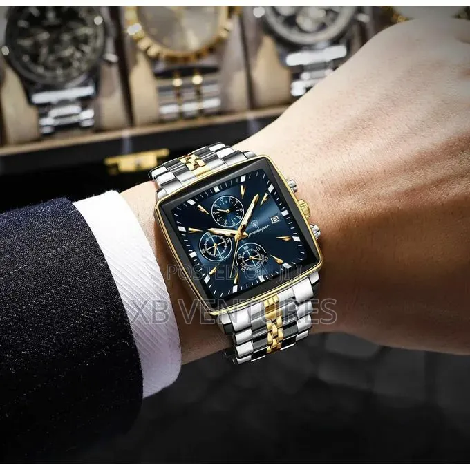 Perfect Man Luminous Waterproof Chronograph Date Wristwatch