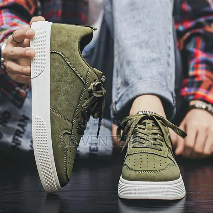 Army Green Casual Sneakers