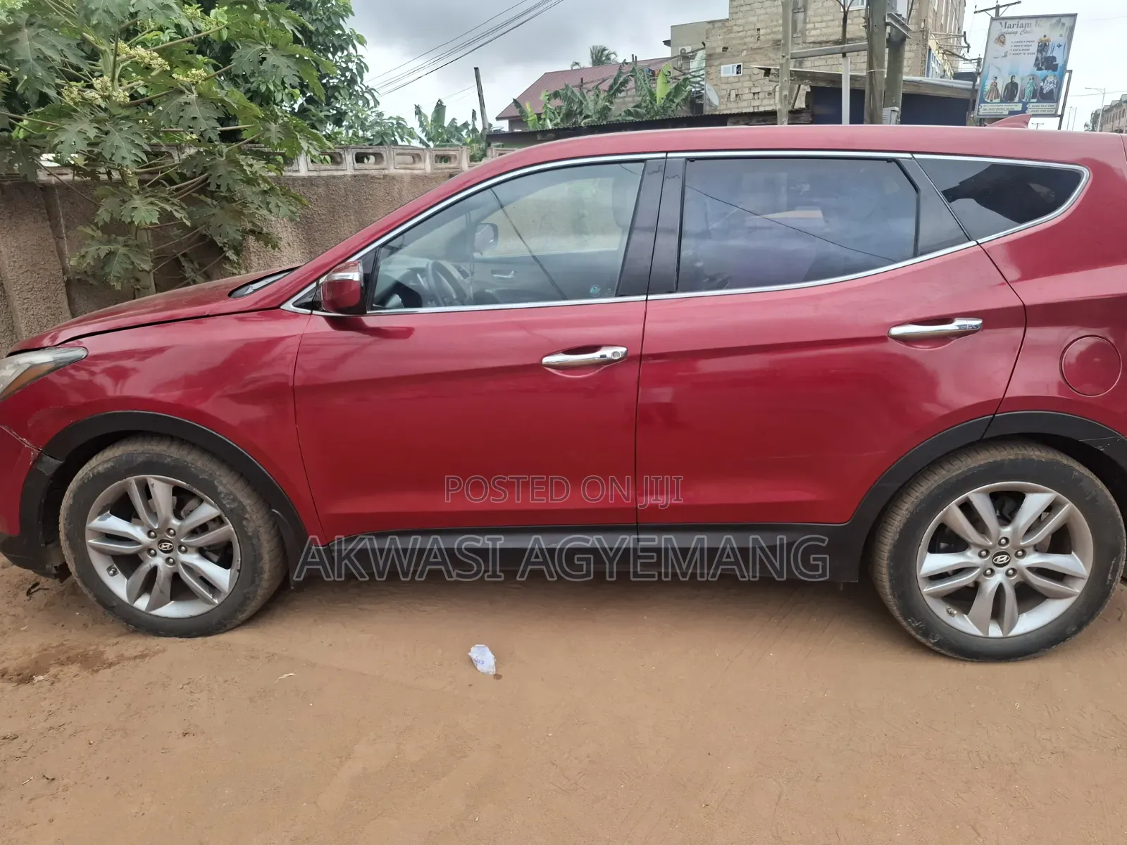 Hyundai Santa Fe 2014 Red