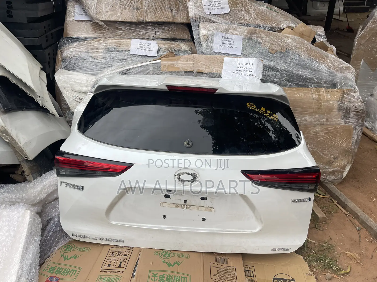 Toyota Highlander 2020-2025 Tailgate\boot Complete