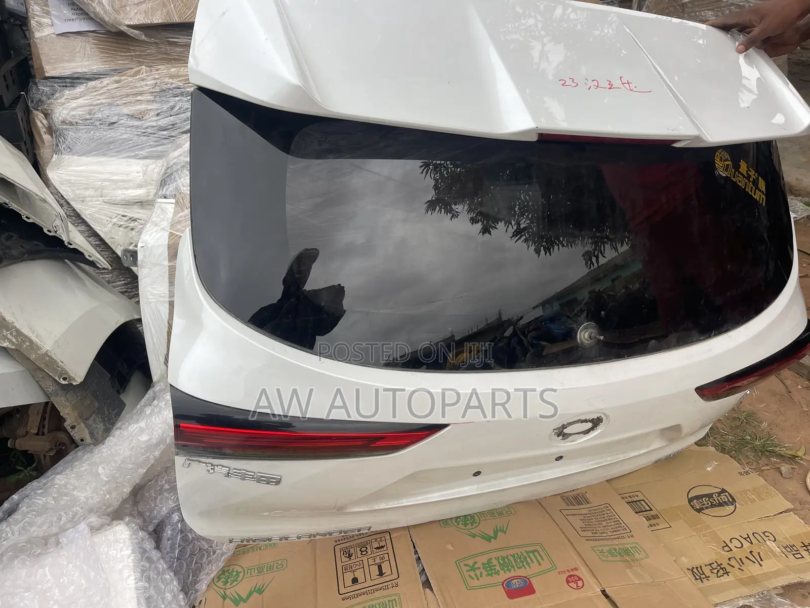 Toyota Highlander 2020-2025 Tailgate\boot Complete