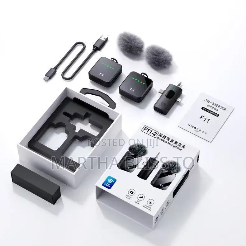 Wireless Dual Lapel Microphone