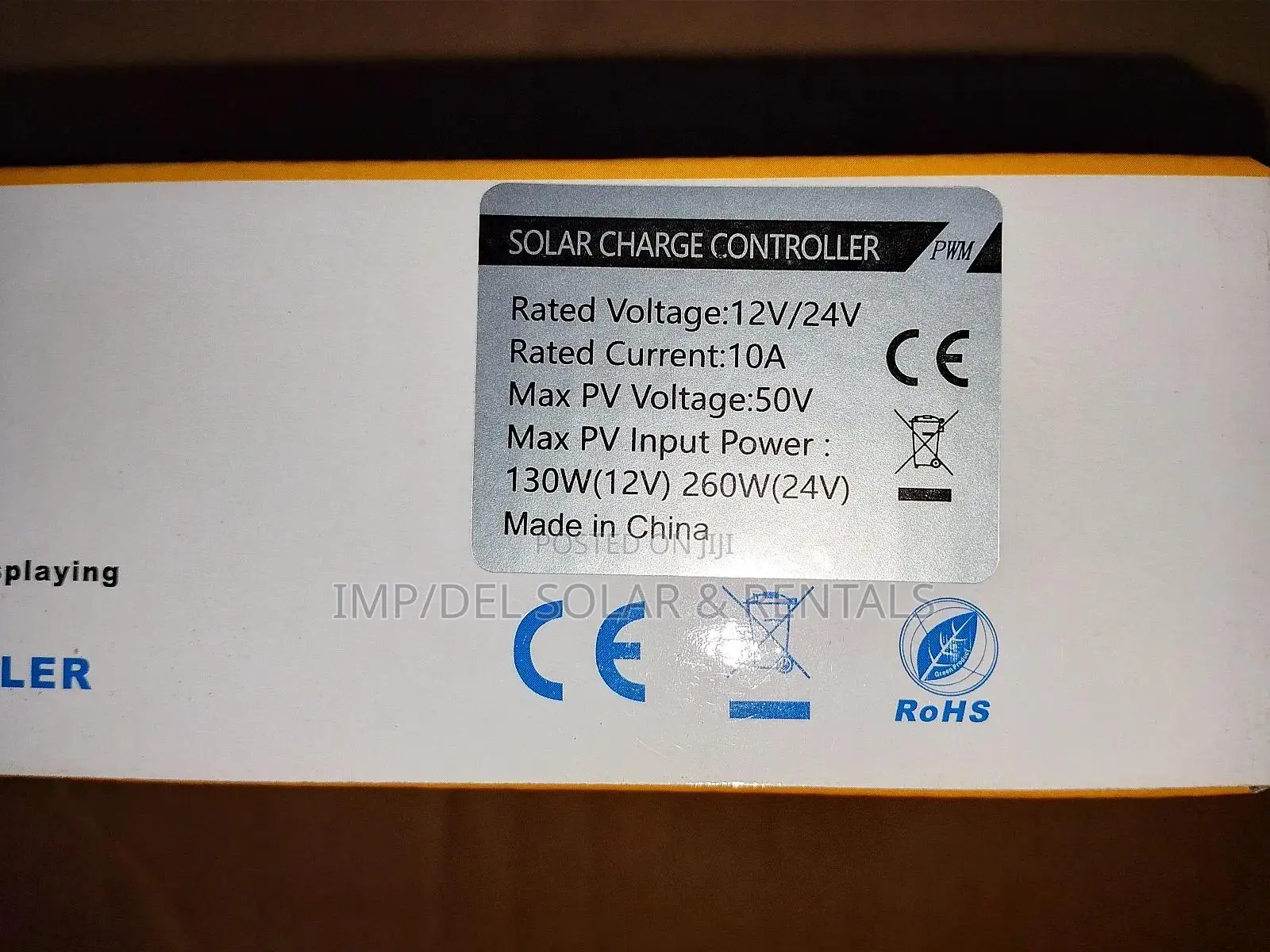 10a PWM Solar Charge Controller With USB 2 Ports