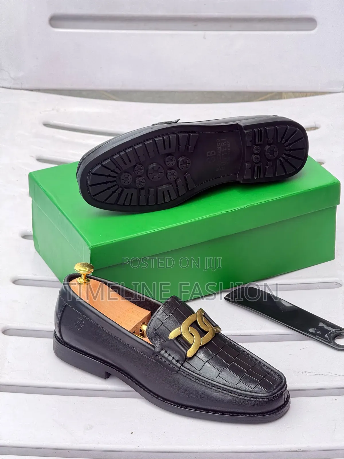 Gianfranco Butteri Black Stylish Men's Casual Loafers