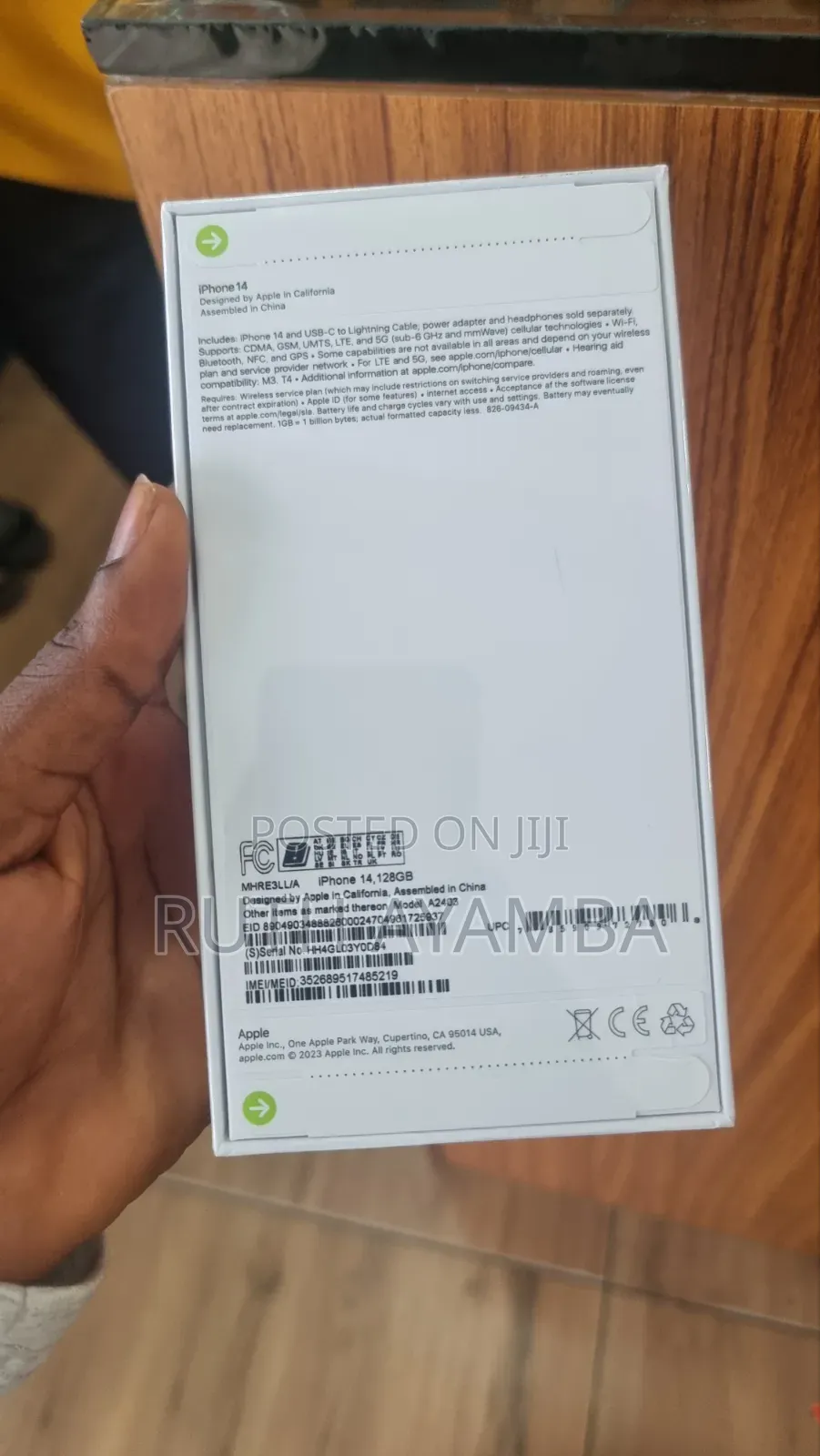 New Apple iPhone 14 128 GB Blue