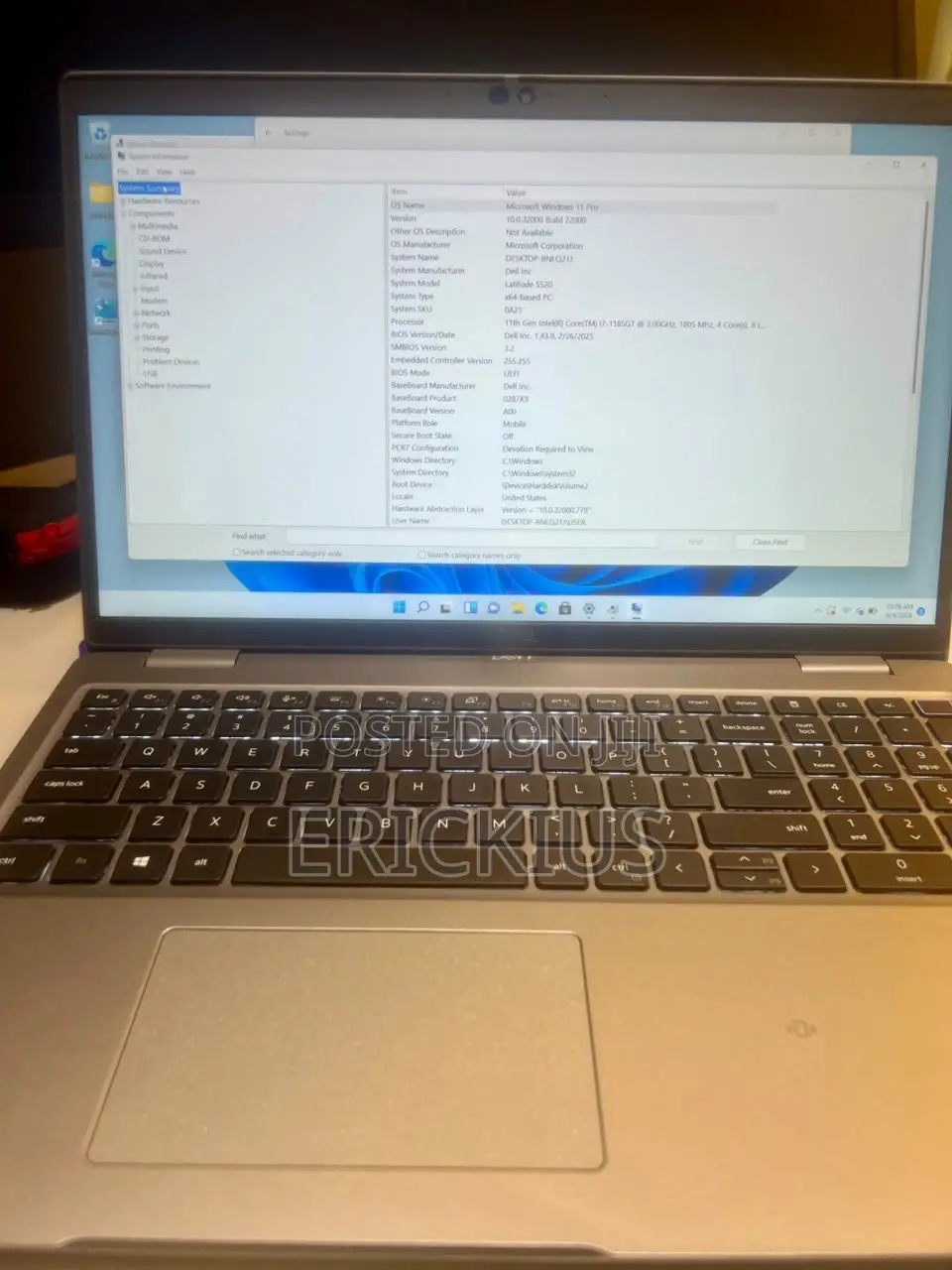 Laptop Dell Latitude 5520 16GB Intel Core i5 SSD 512GB
