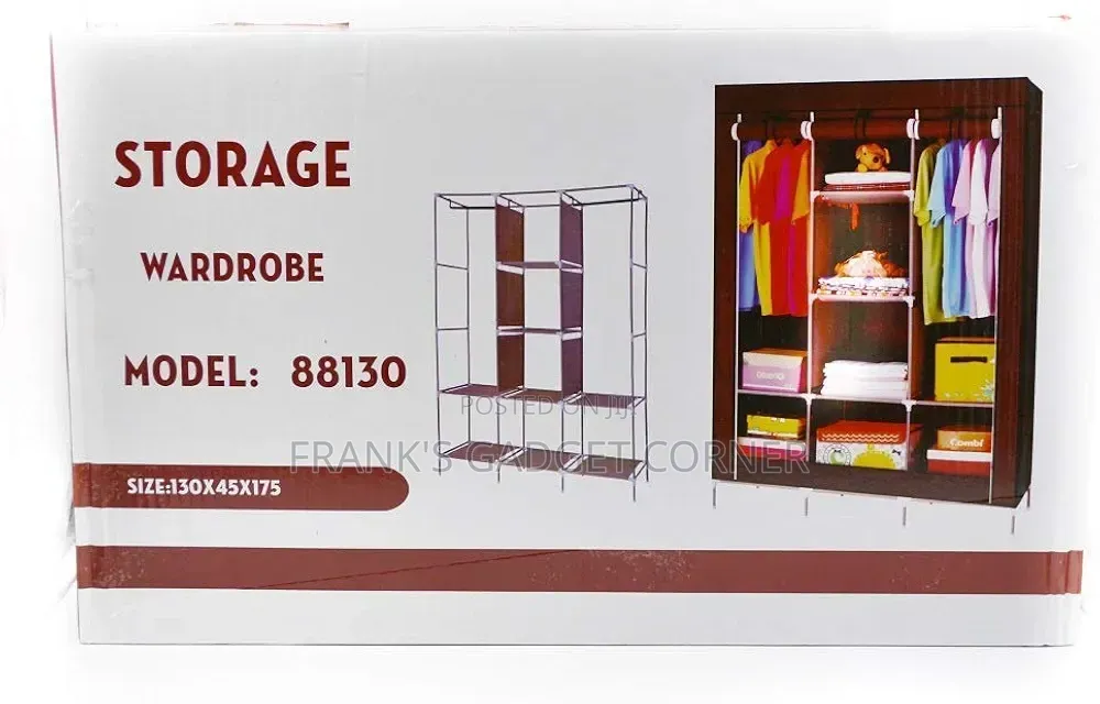 3-Column Storage Wardrobe