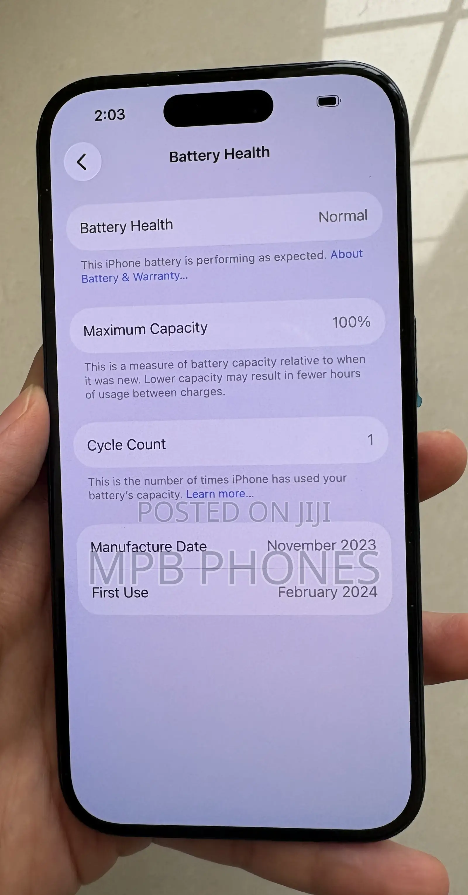 Apple iPhone 15 Pro 256 GB Blue