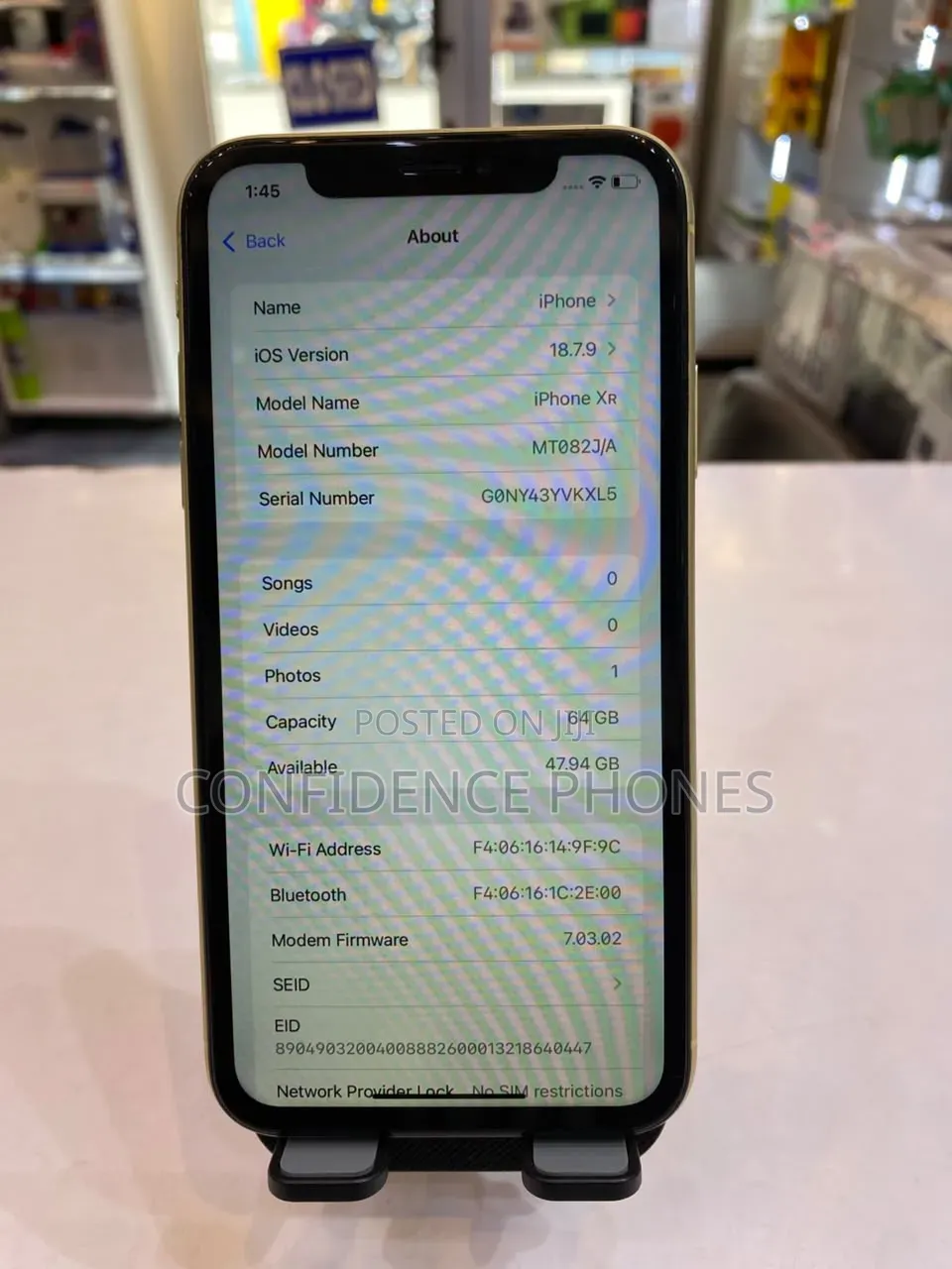 Apple iPhone XR 64 GB Yellow
