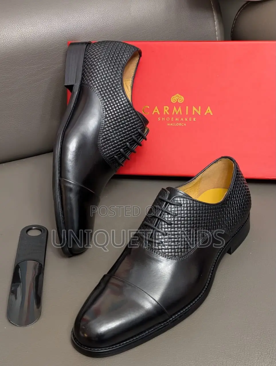 Executive CARMINA Leather Oxfords Shoe