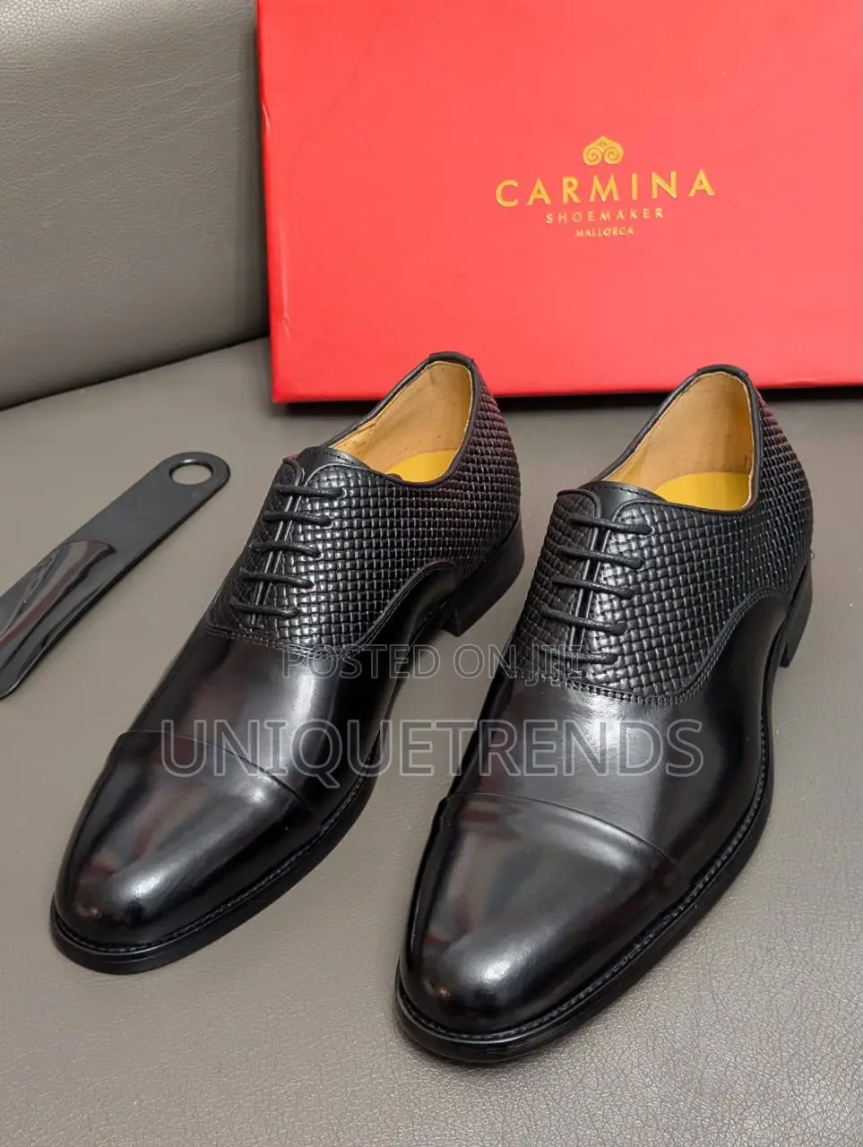 Executive CARMINA Leather Oxfords Shoe
