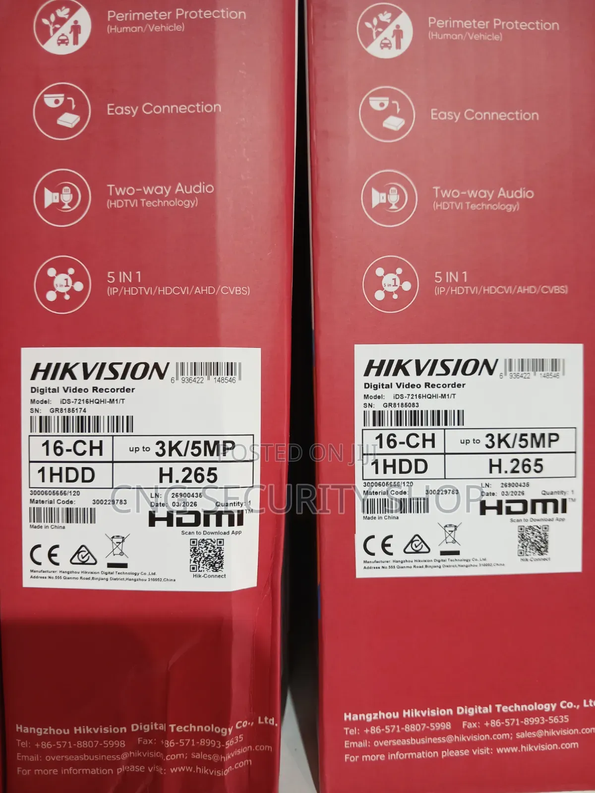 16ch Hybrid Digital Video Recorder Acusense for /5mp