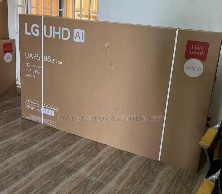 LG 86 Inch Ai Crytal UHD Smart TV 86UA85006LA