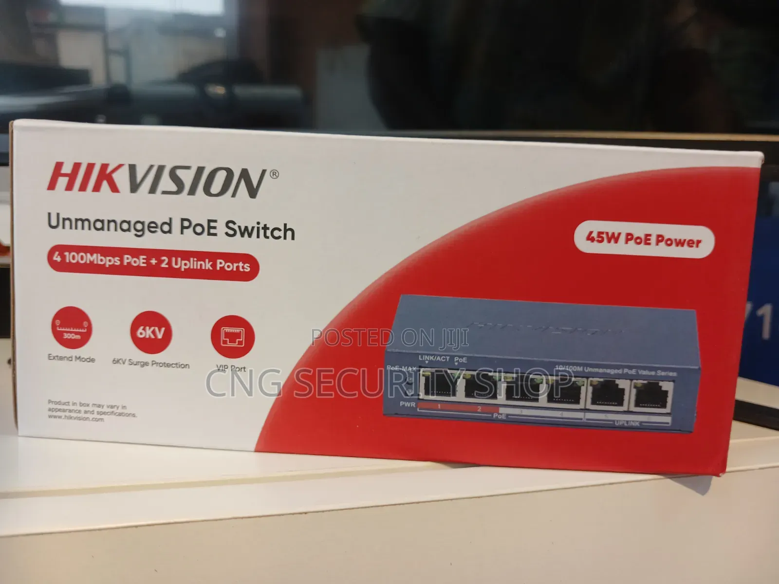 4p Unmanaged Poe Switch DS-3E0106P-E/M(B)