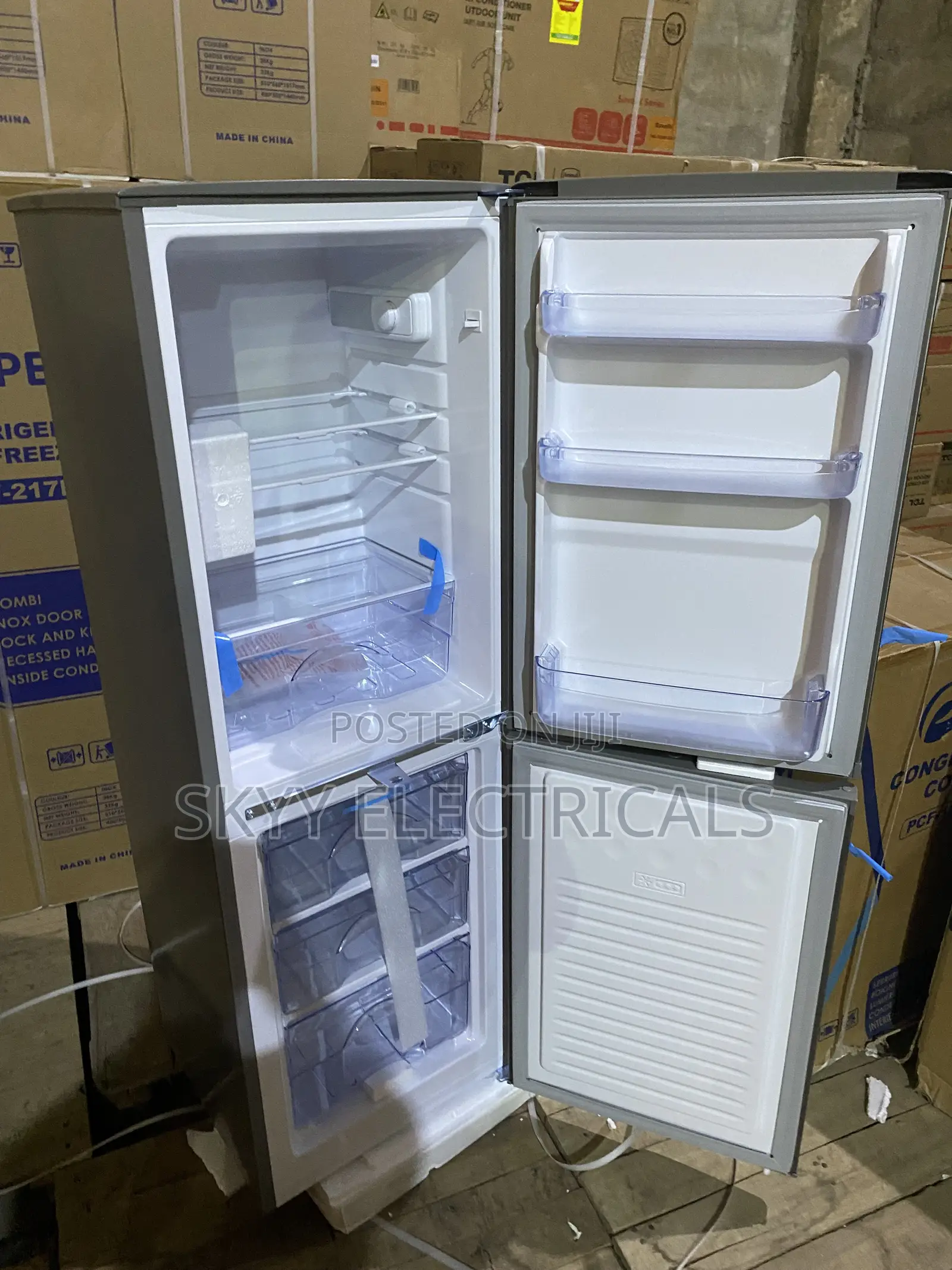 Pearl (Pf-217b-1a)140 Liters Bottom Freezer Fridge