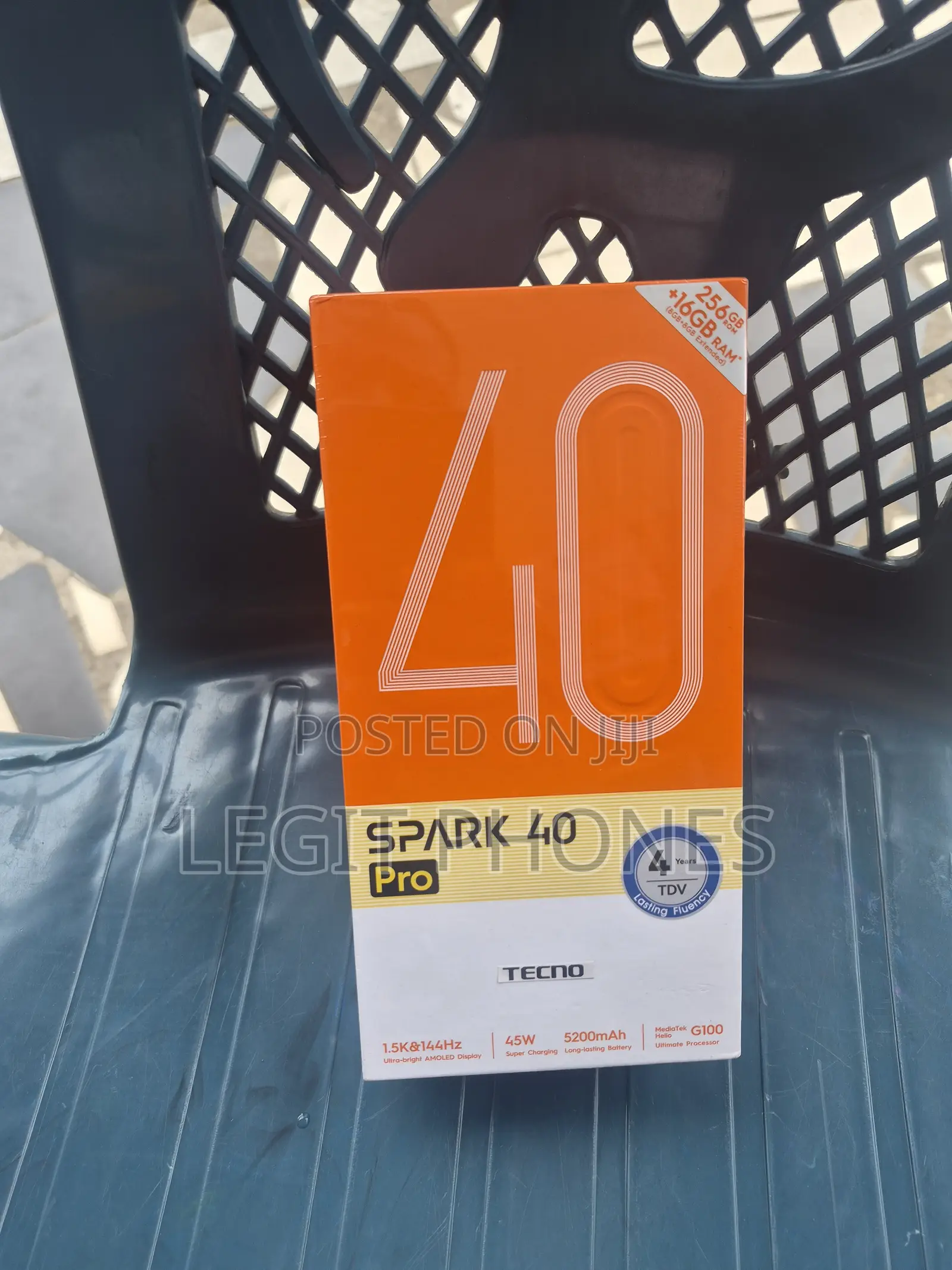 New Tecno Spark 40 Pro 256 GB Black