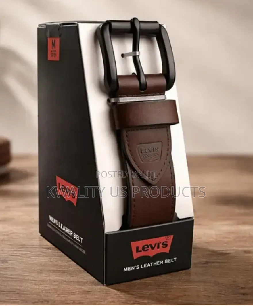 Levi's Men's Leather Belt - Size 32-34