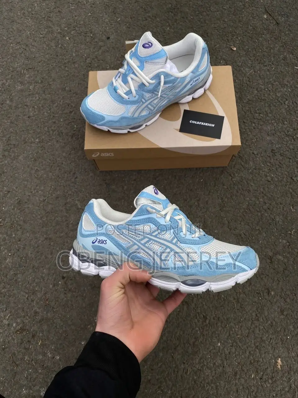 Original Asics Gel NYC Arctic Sky Blue