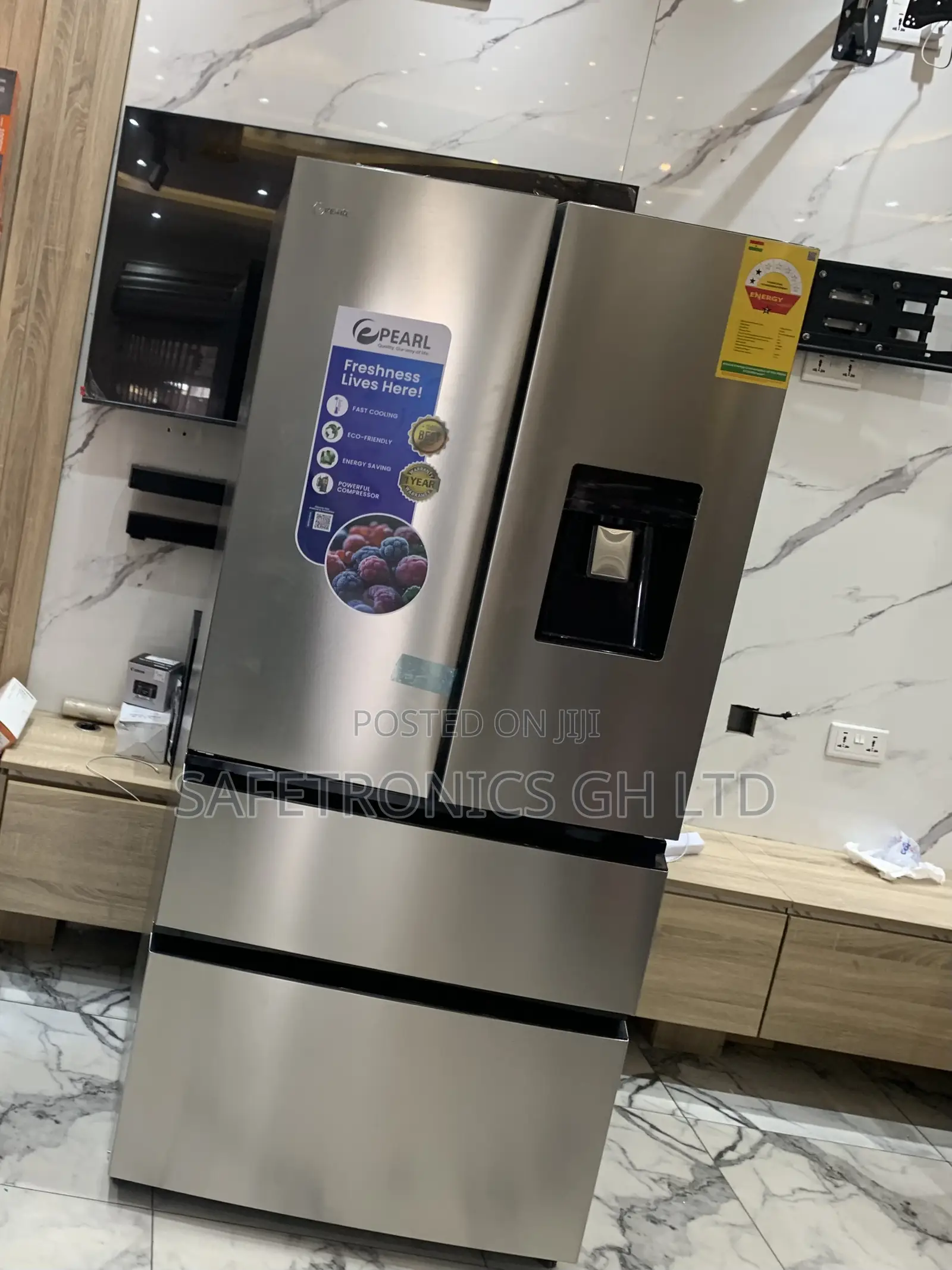 Shop Good PF-702MDIXWD-2B 531L 4-Door French Door Refrigerator