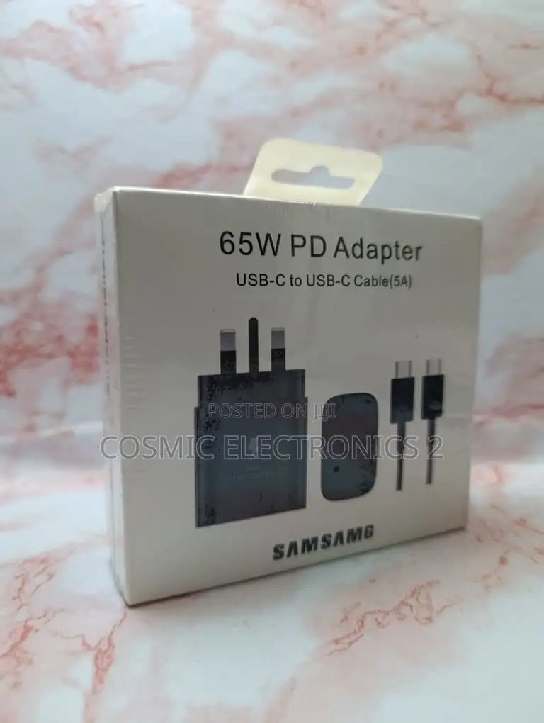 Samsung 65W Super Fast Charging Adapter With USB-C Cable