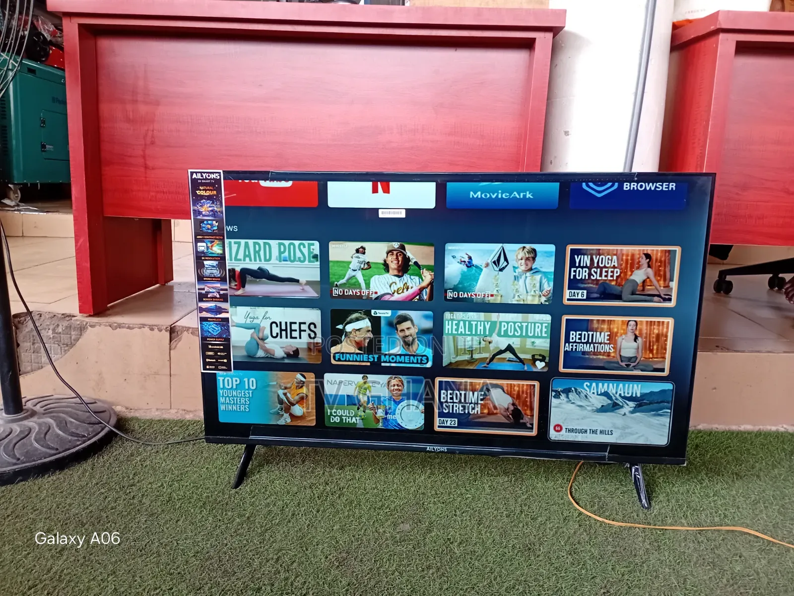 Ailyons 43 Inch Smart TV – Crystal Clear Entertainment Experience43