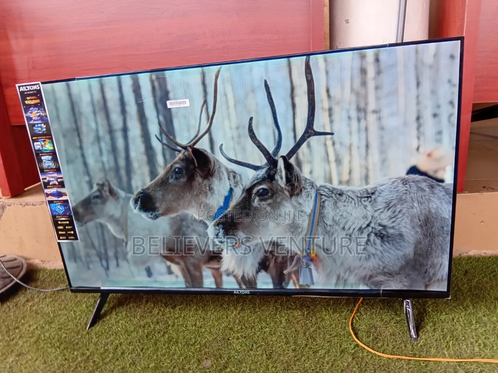 ALLYONS 43-Inch Smart LED TV – Netflix, YouTube WiFi