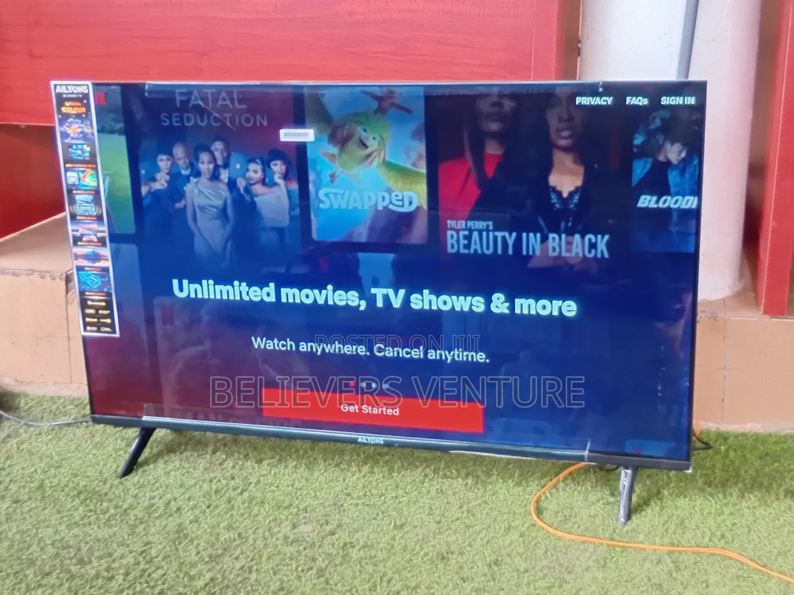 ALLYONS 43-Inch LED Smart TV – High-Quality