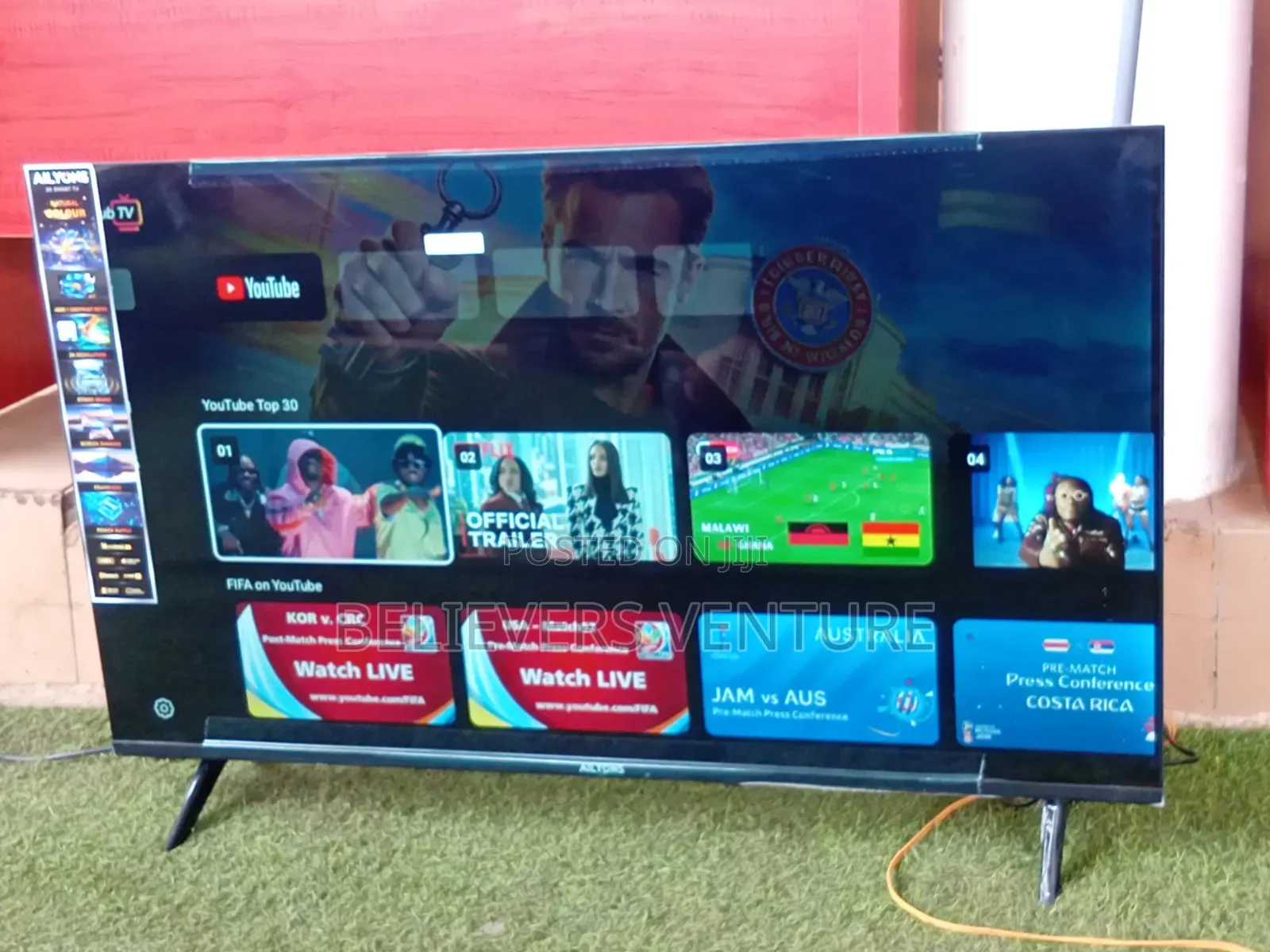 ALLYONS 43-Inch LED Smart TV – High-Quality
