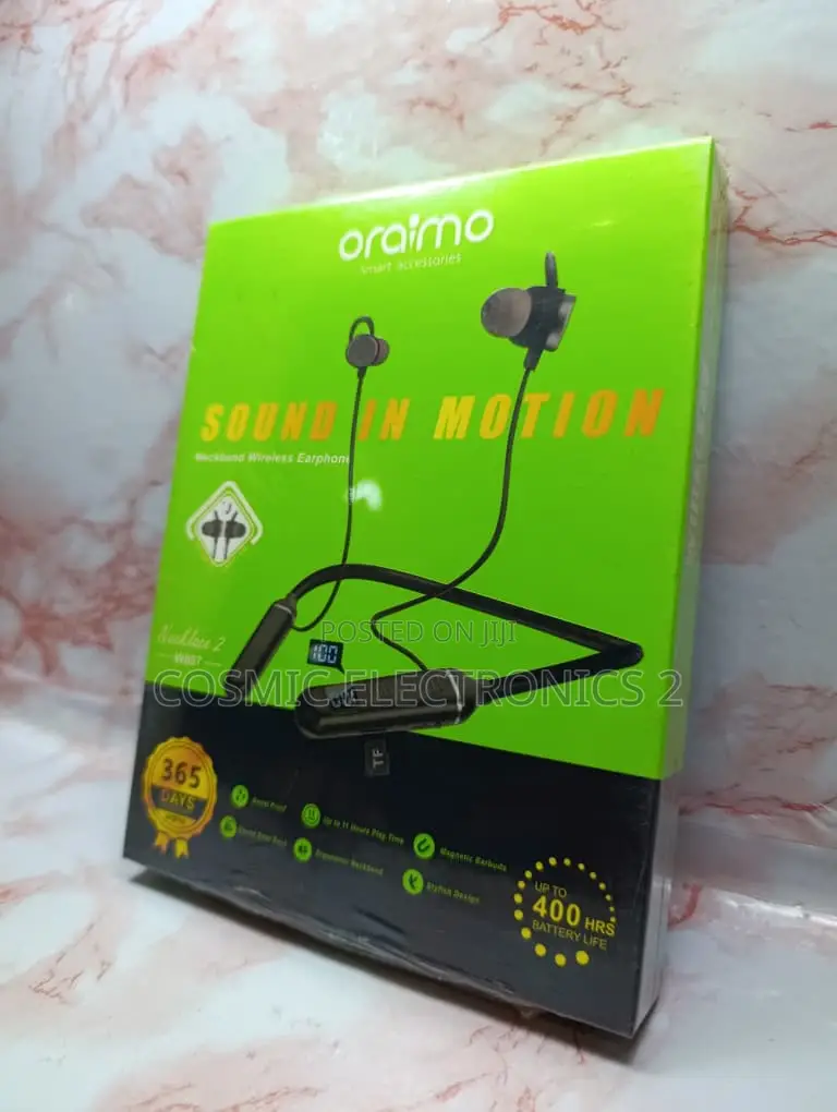 Oraimo W807 Smart Wireless Neckband Earphones