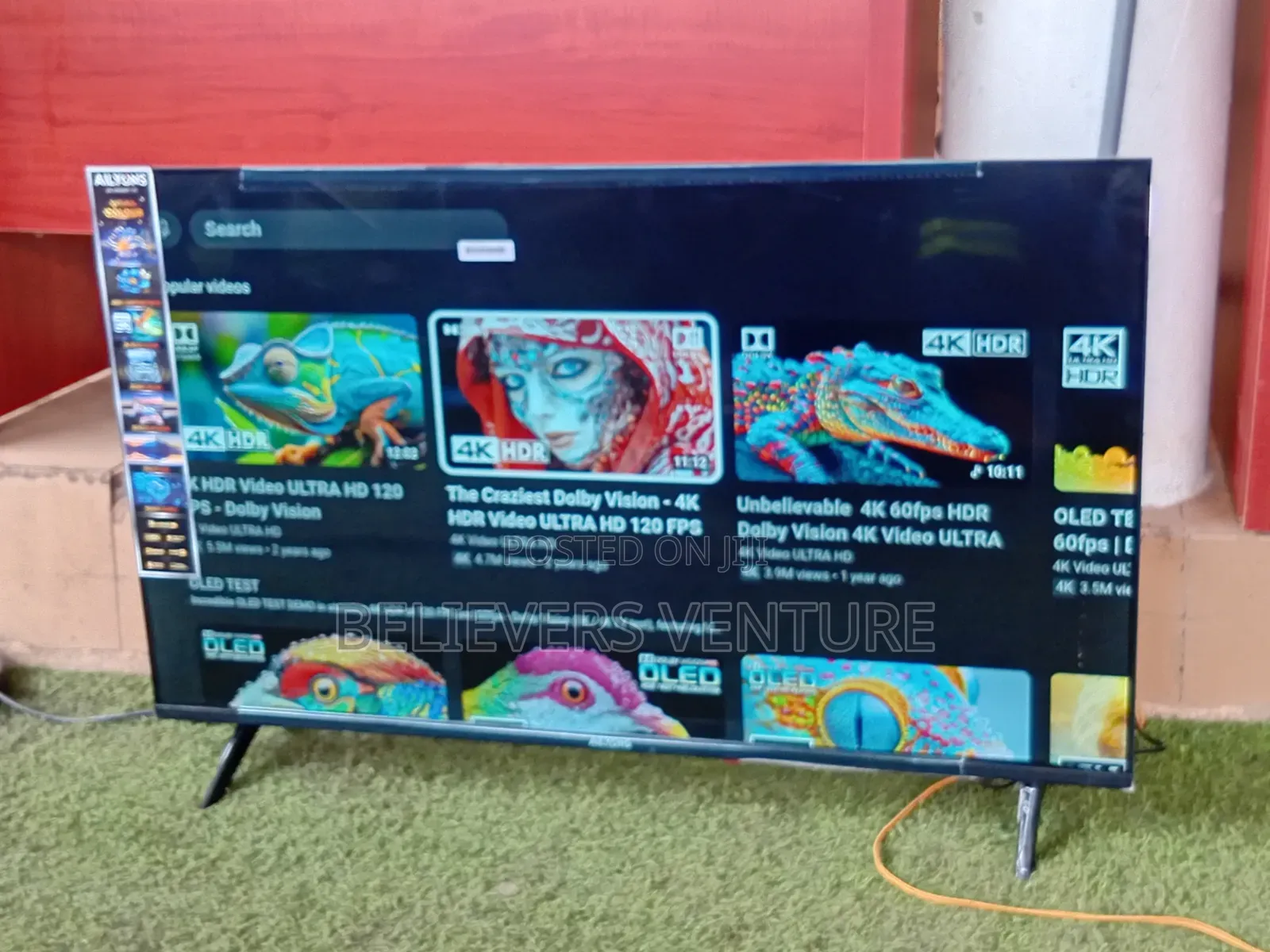 ALLYONS 43-Inch Full HD Smart LED TV – Durable Reliable