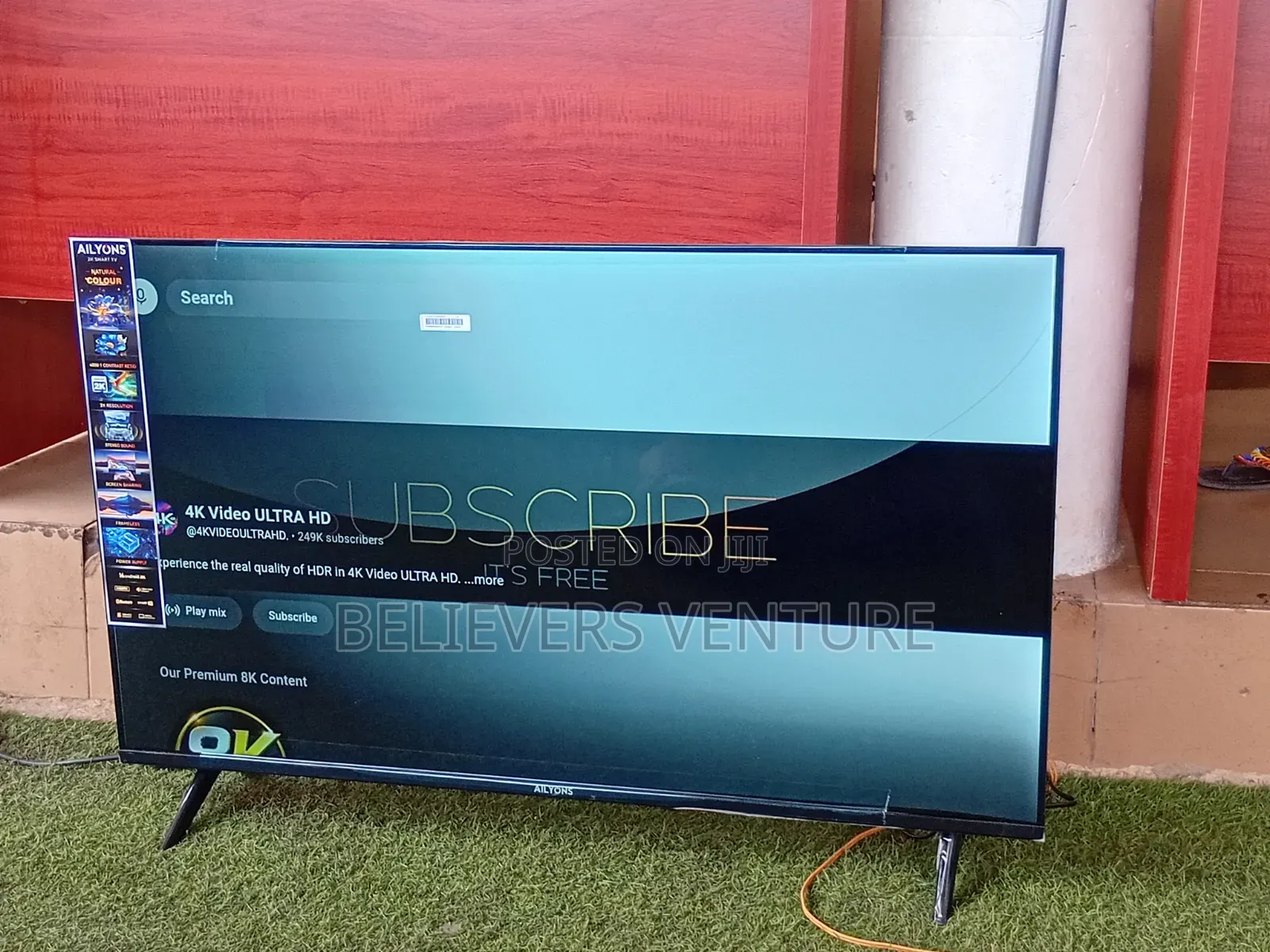 ALLYONS 43-Inch Full HD Smart LED TV – Durable Reliable