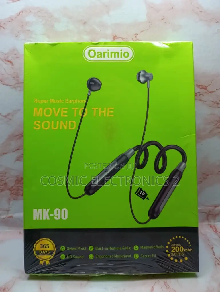 Oarimio MK-90 Powerful Wireless Neckband Earphones