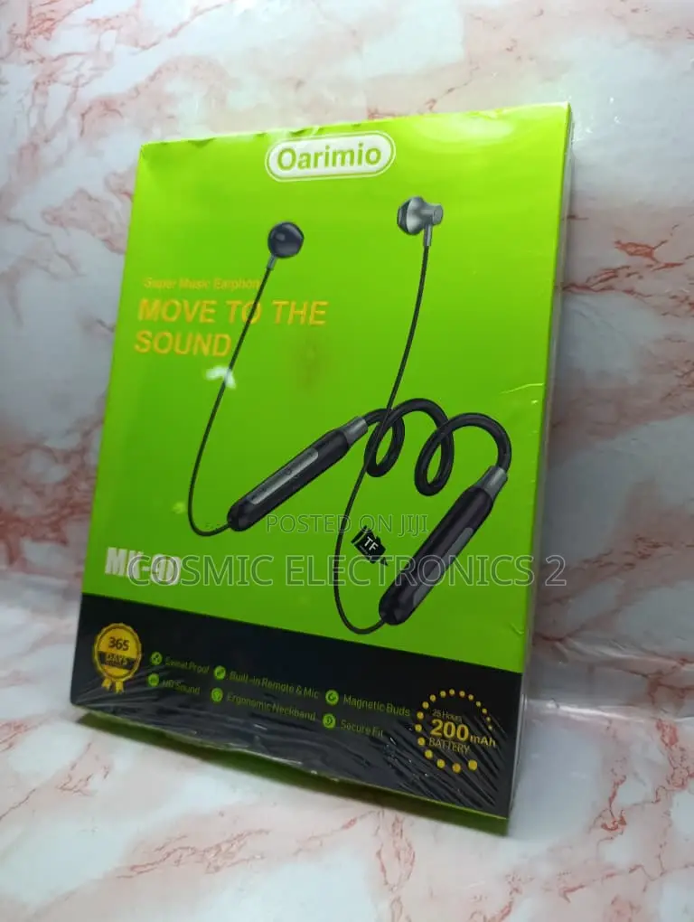 Oarimio MK-90 Powerful Wireless Neckband Earphones