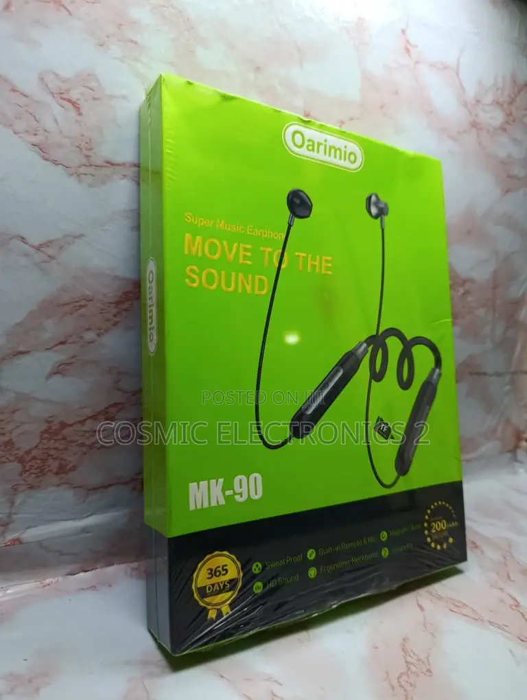 Oarimio MK-90 Powerful Wireless Neckband Earphones