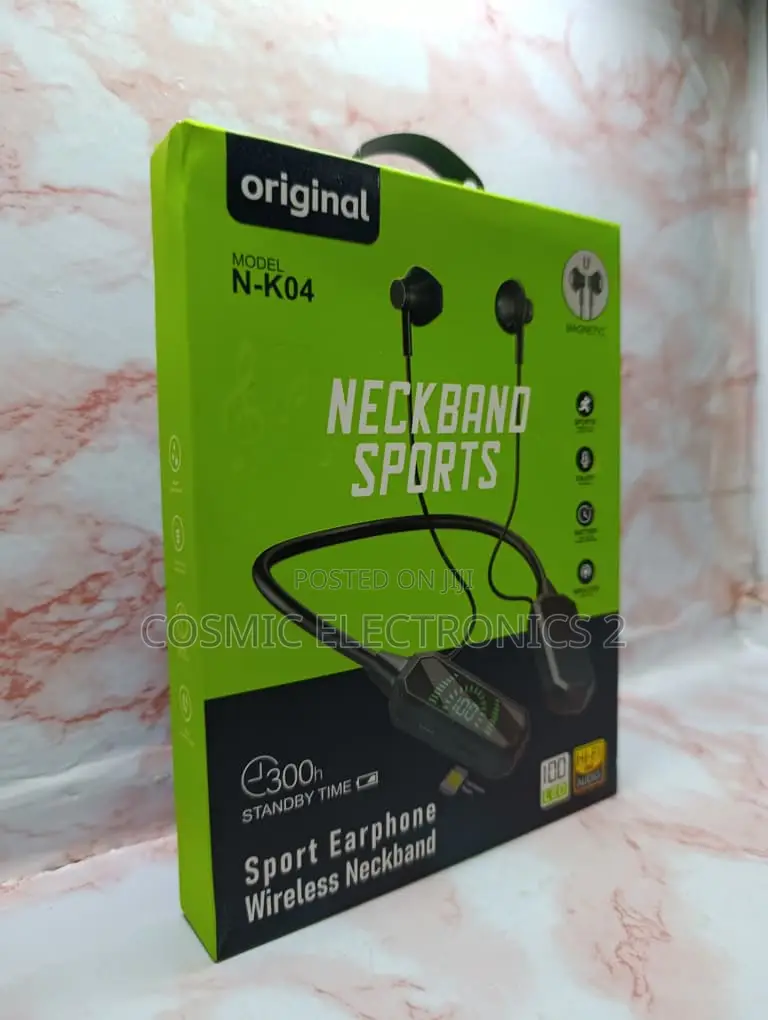 Original N- Durable Wireless Neckband Earphones