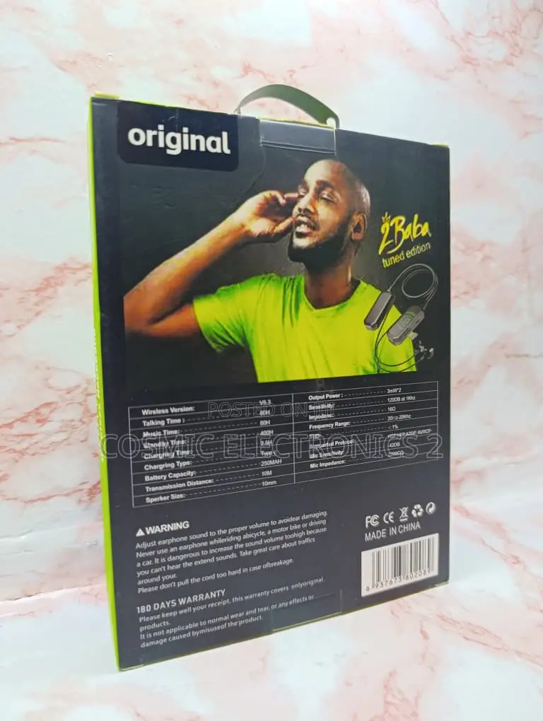Original N- Durable Wireless Neckband Earphones