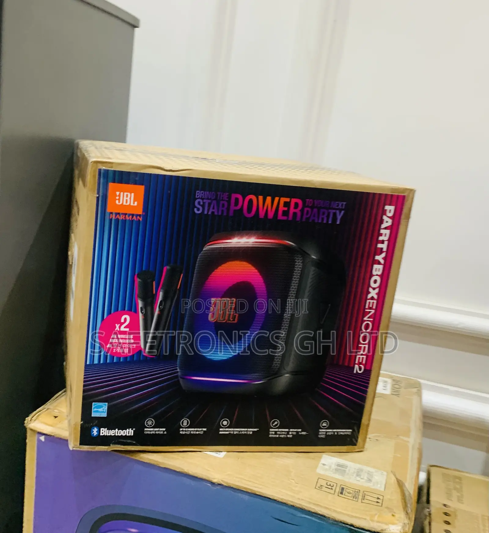 Get Accurate JBL Partybox Encore 2 Party Speaker - Black