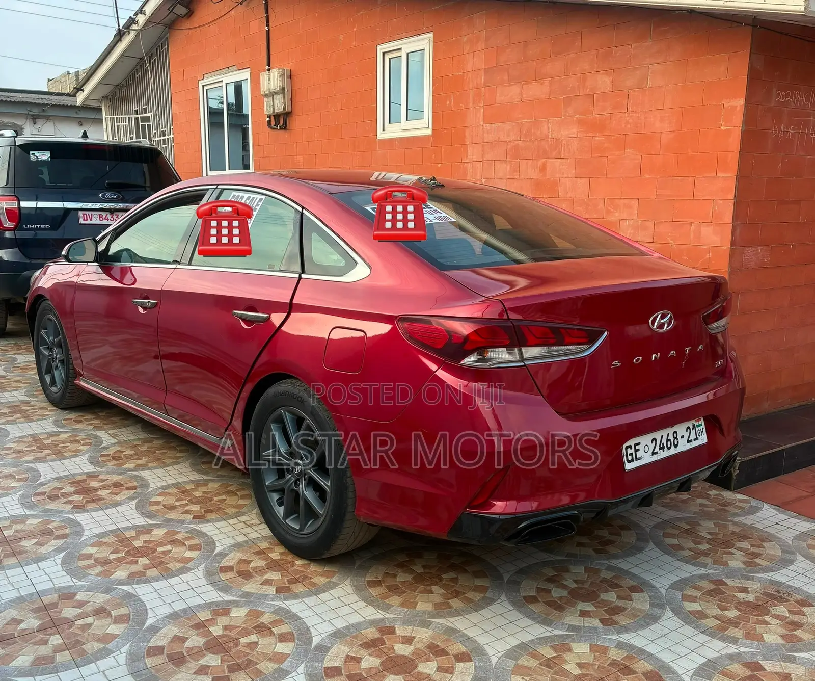 Hyundai Sonata Limited 2.0T 2018 Red