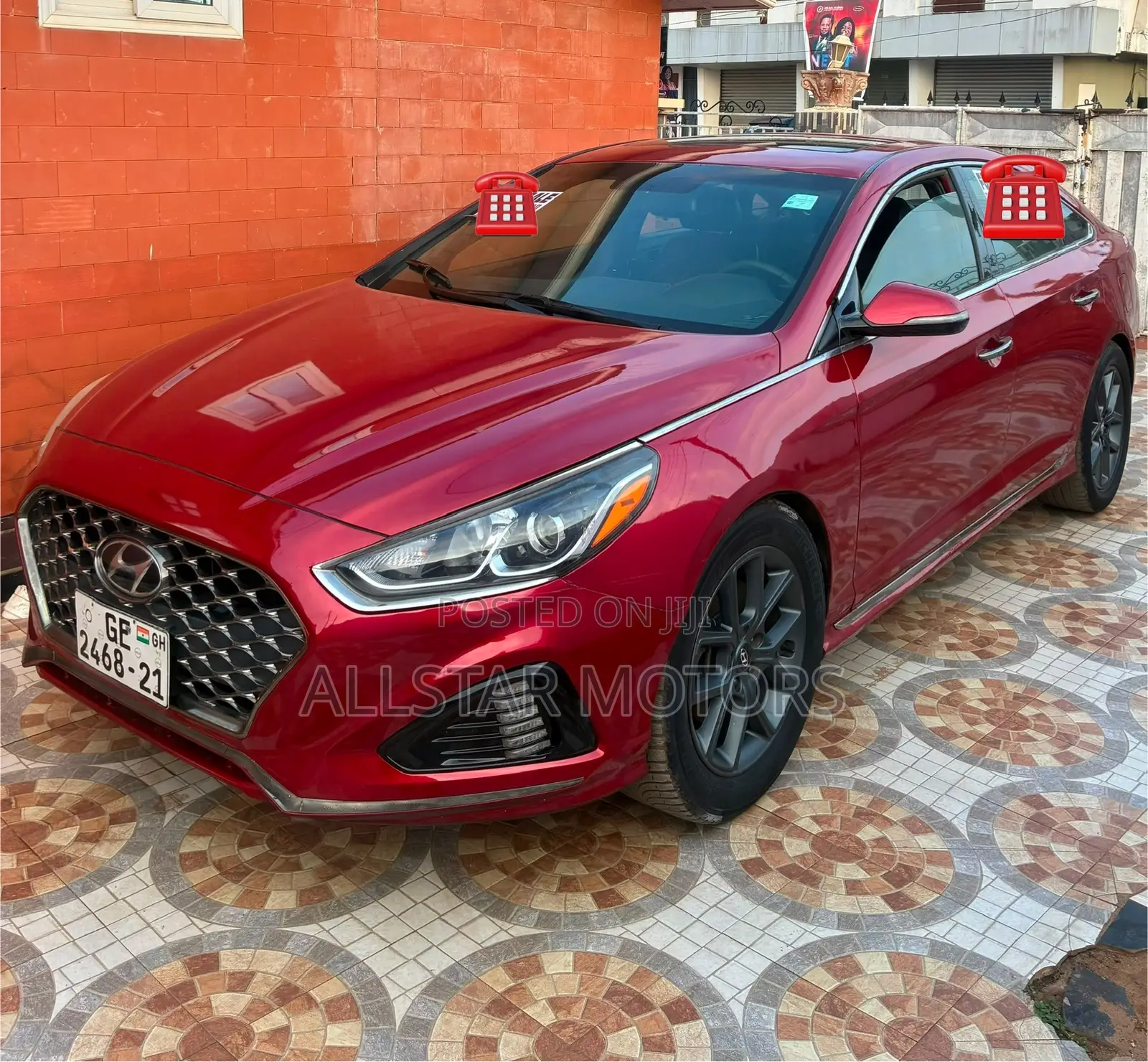 Hyundai Sonata Limited 2.0T 2018 Red